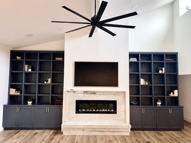 Home in northwest Austin, TX with cabinet painting completed by Austin Painting and Cabinets