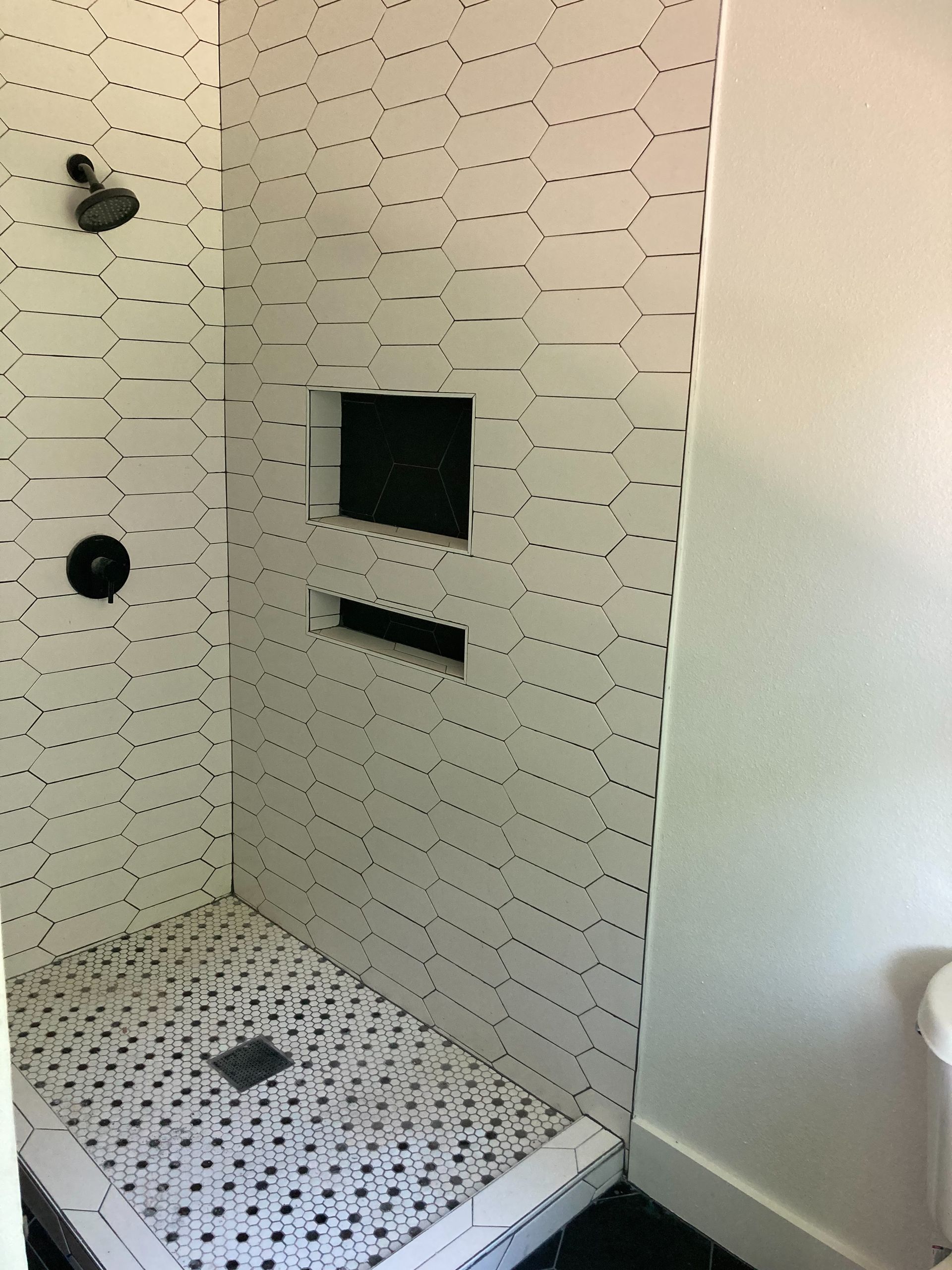 Guest bathroom remodel in Lakeway completed for a repeat client of Austin Painting and Cabinets