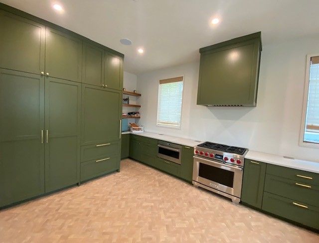 Home in the Zilker area of Austin TX with cabinet painting completed by Austin Painting and Cabinets