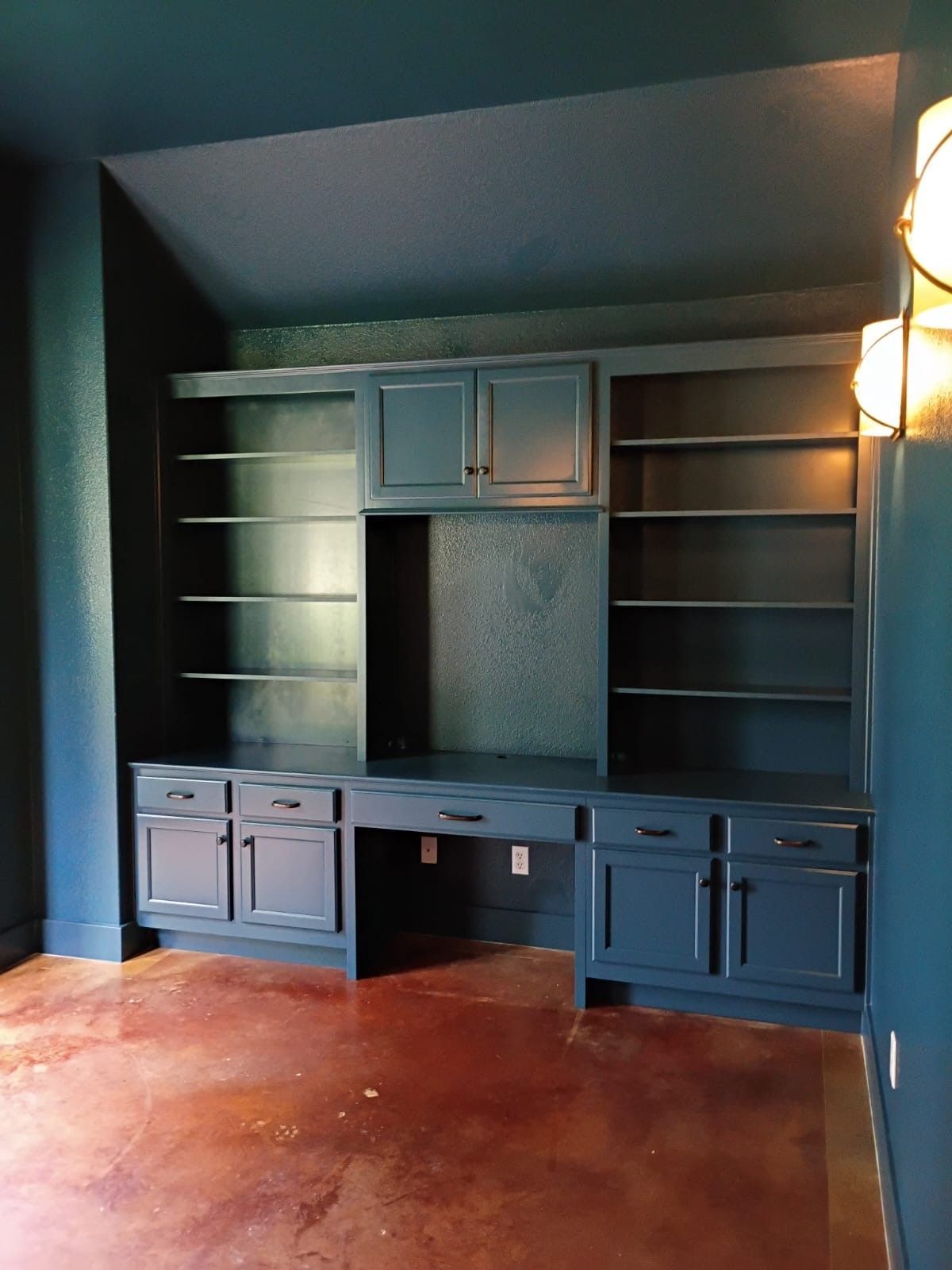 office cabinet painting project in Bee Cave, TX