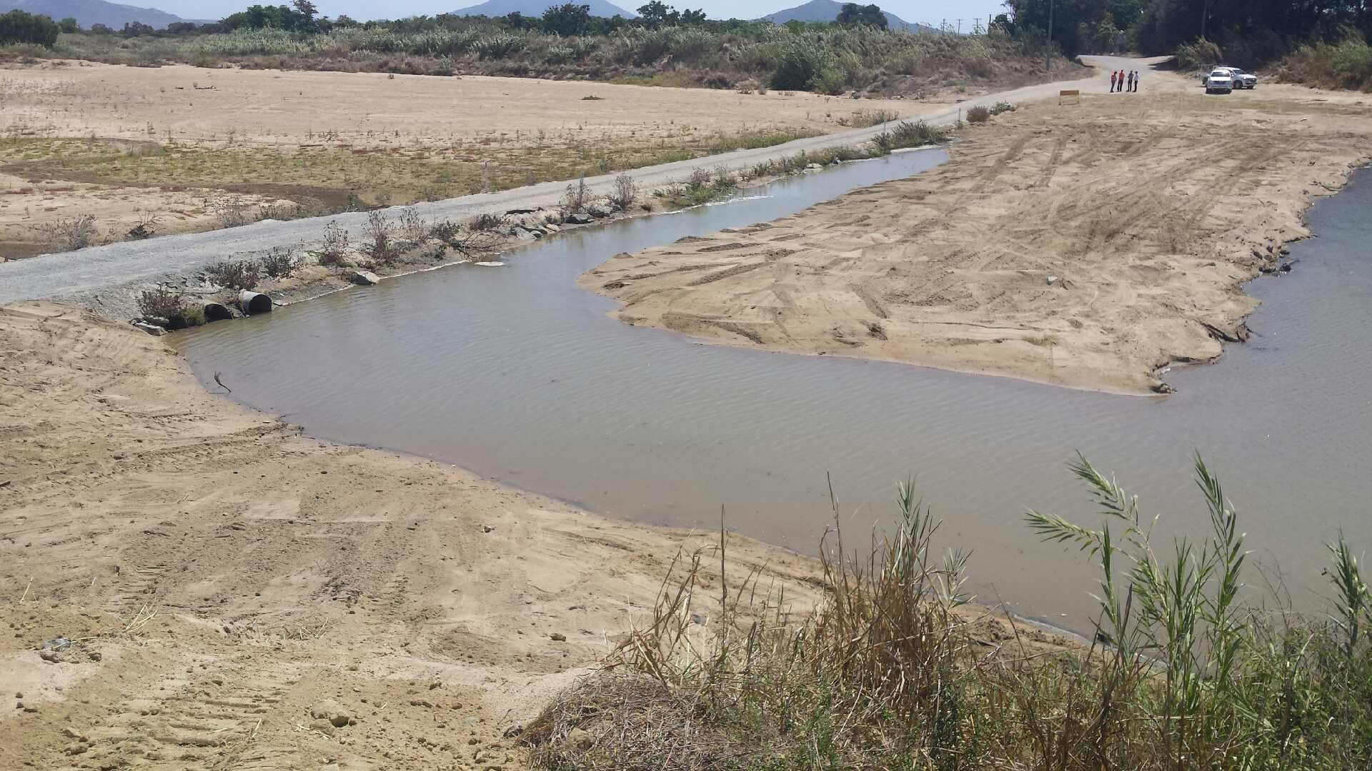 Water canal in the countryside - Excavation in Bowen, QLD