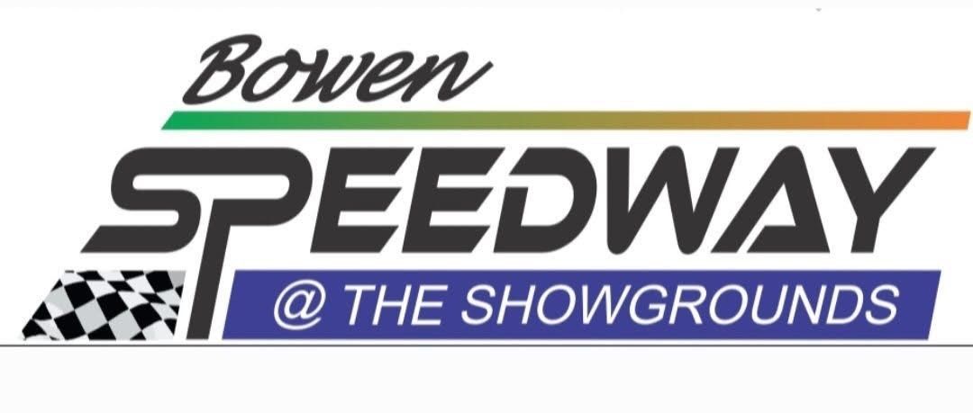 A Logo for Bowen Speedway at the Showgrounds — Pat McDonnell Earthmoving in Bowen, QLD