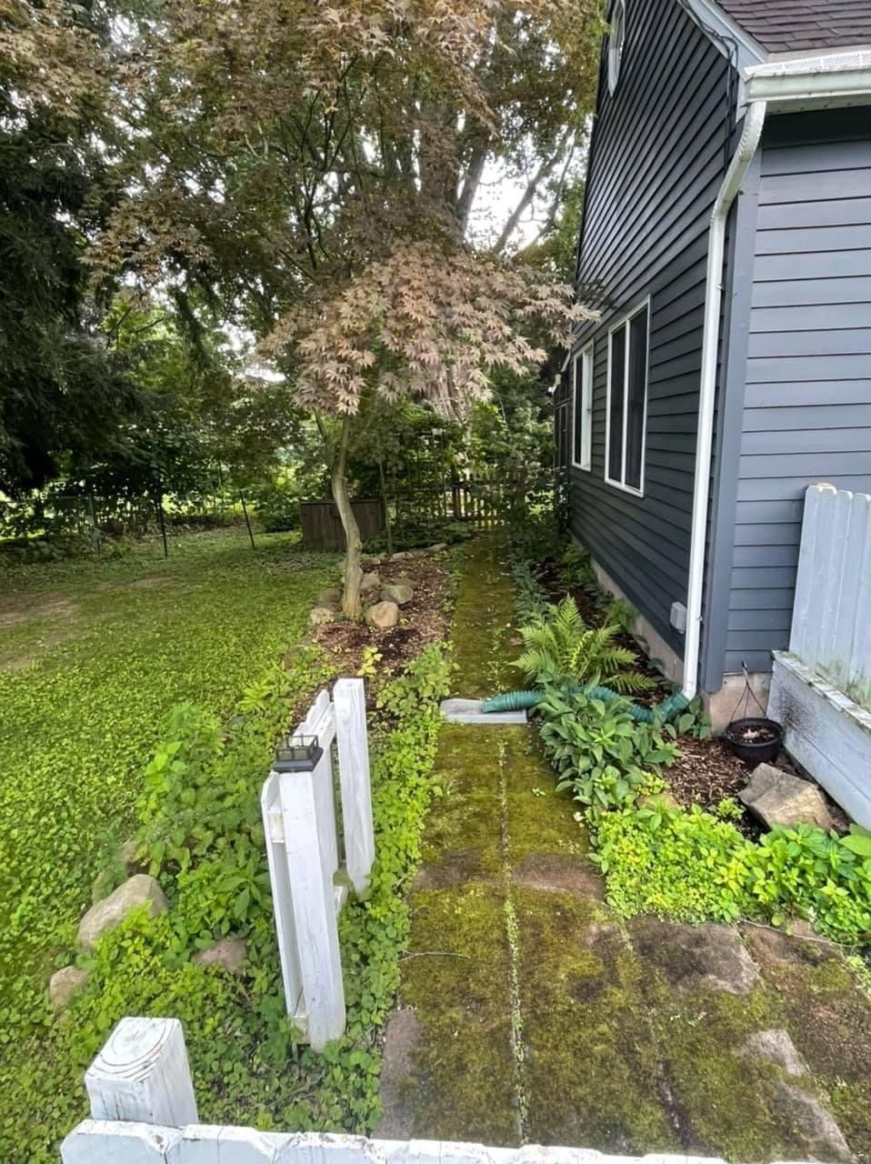 power washing concrete driveway