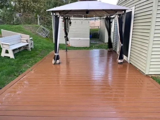 roof cleaning before and after liverpool new york