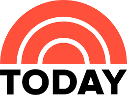 A logo for today with a rainbow in the middle