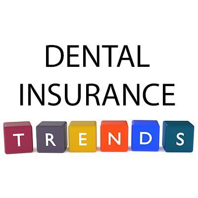 The word dental insurance is written on a white background with colorful blocks.