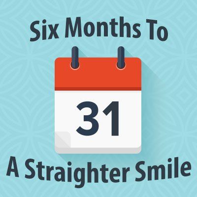 A calendar that says six months to a straighter smile