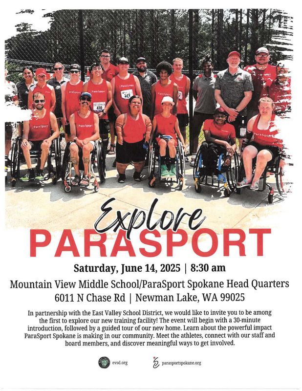 Explore ParaSport open house flyer for June 14, 2025 in Newman Lake