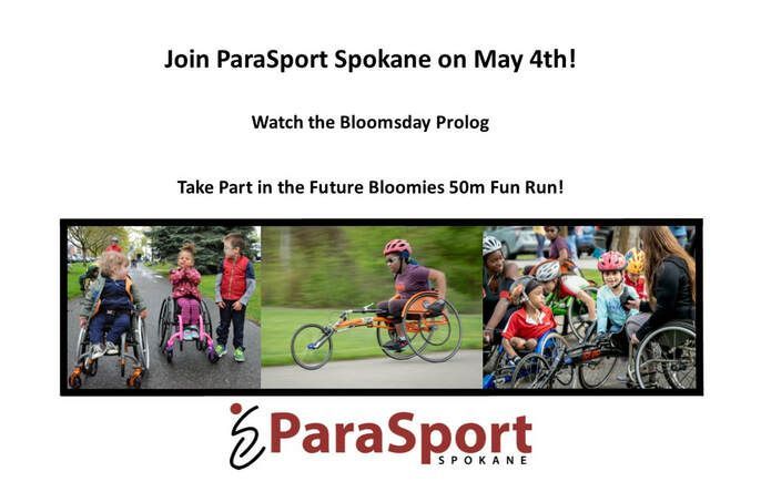 Flyer inviting people to the May 4 Bloomsday prolog and Future Bloomies fun run