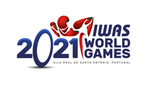 2021 IWAS World Games logo, Vila Real de Santo Antonio, Portugal