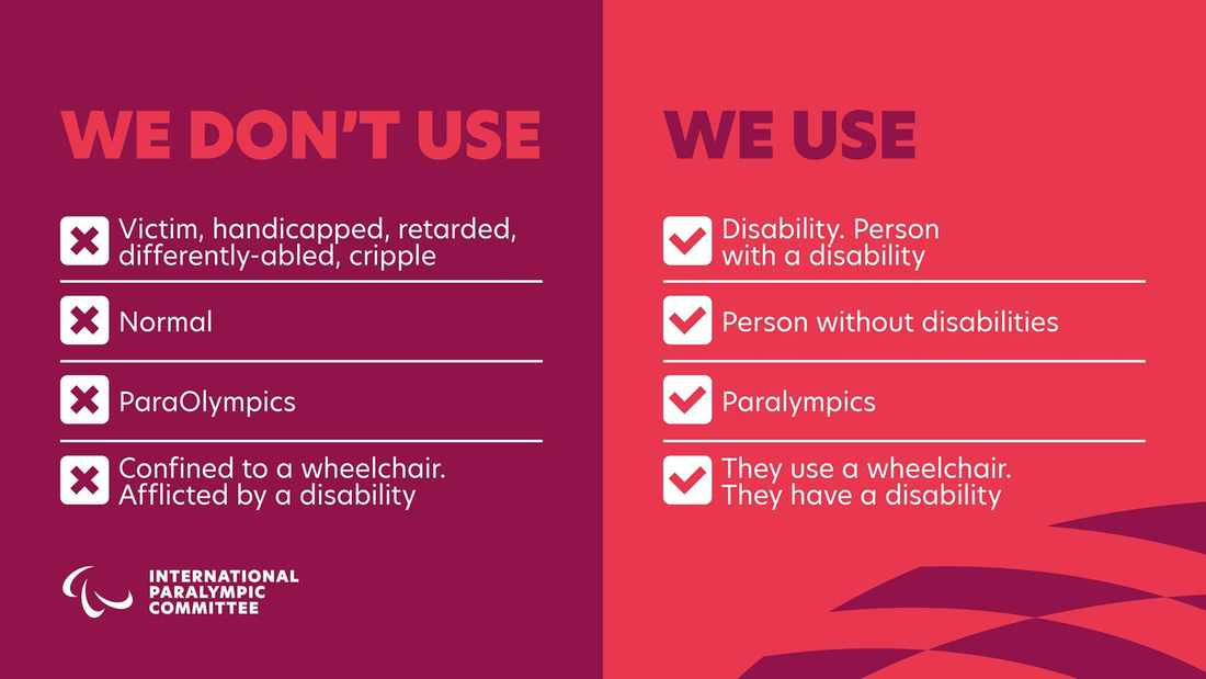 International Paralympic Committee guide to disability words to use and avoid