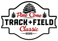 Pine Cone Track and Field Classic 2025 logo, 4th annual meet