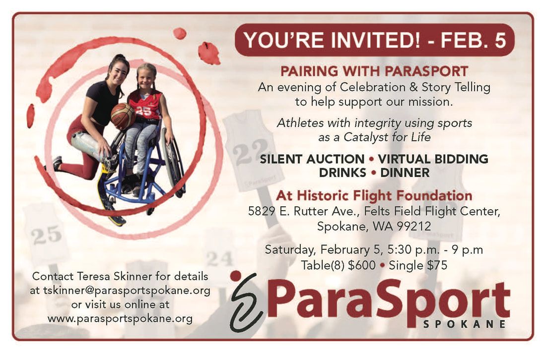Pairing with ParaSport 2022 invitation, Feb. 5 at Historic Flight Foundation