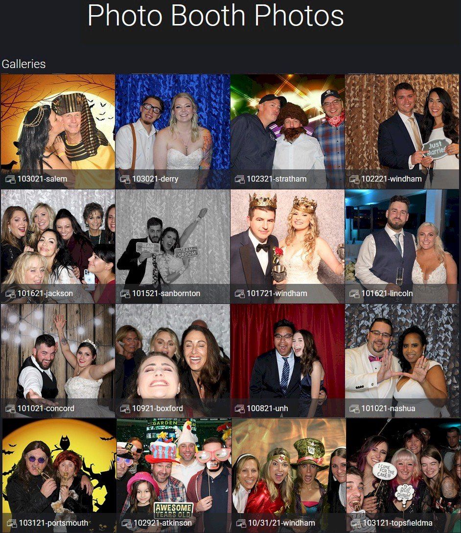 nh maine ma photo booth gallery