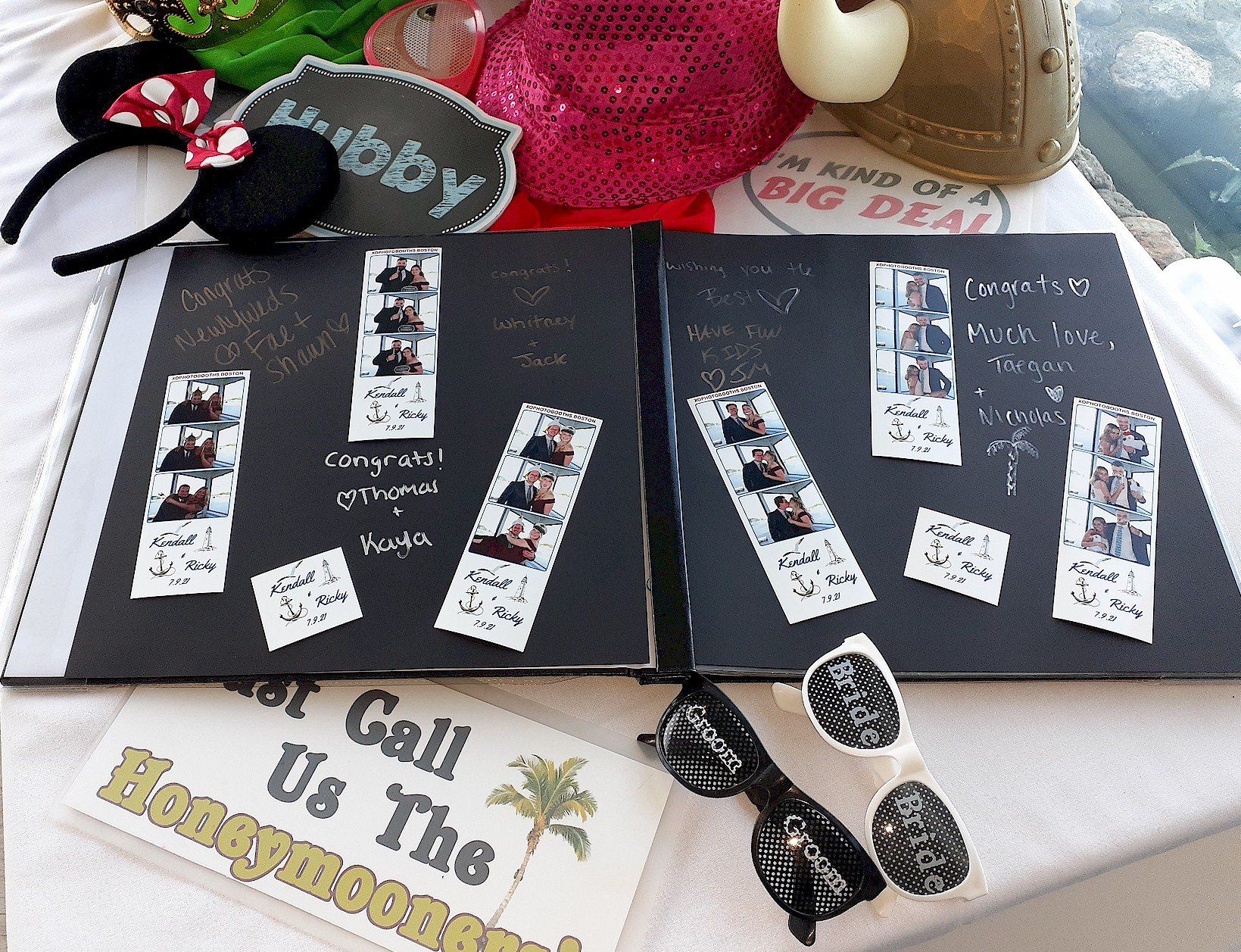 NH photo booth rentals album scrapbook