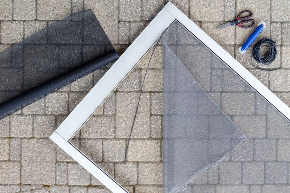 Repairing Screen Storm Porch Door — Coastal Screens & Glass in Bonny Hills, NSW