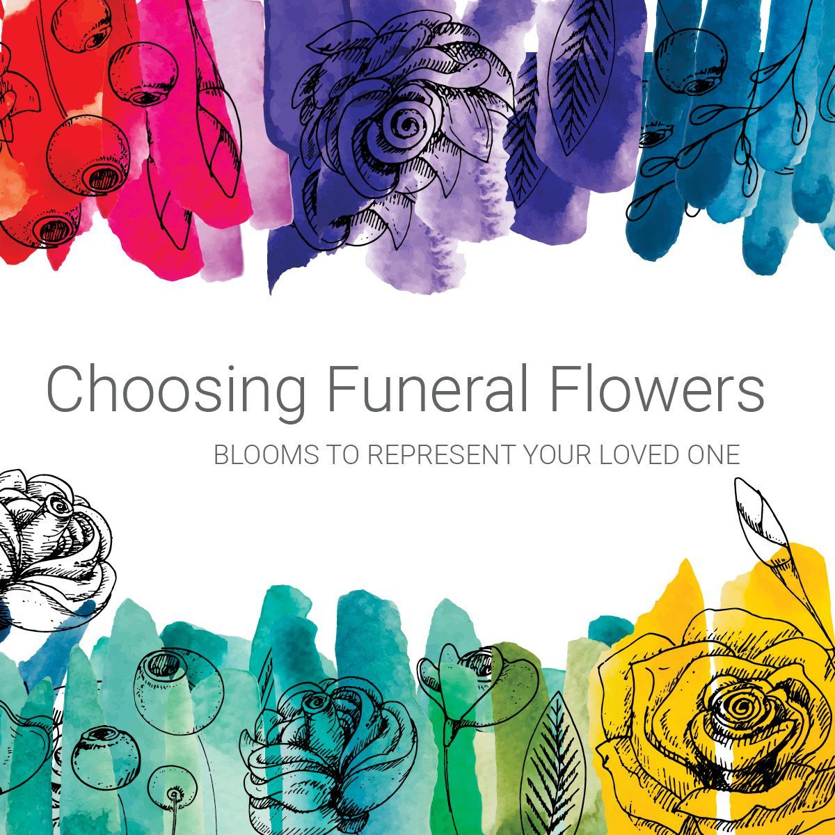 choosing funeral flowers