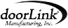 DoorLink Manufacturing, Inc. logo in black text with oval graphic on white background