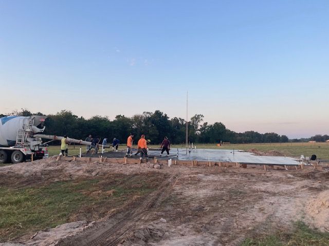 foundation for new home