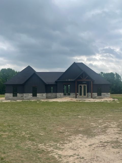 rural custom built home