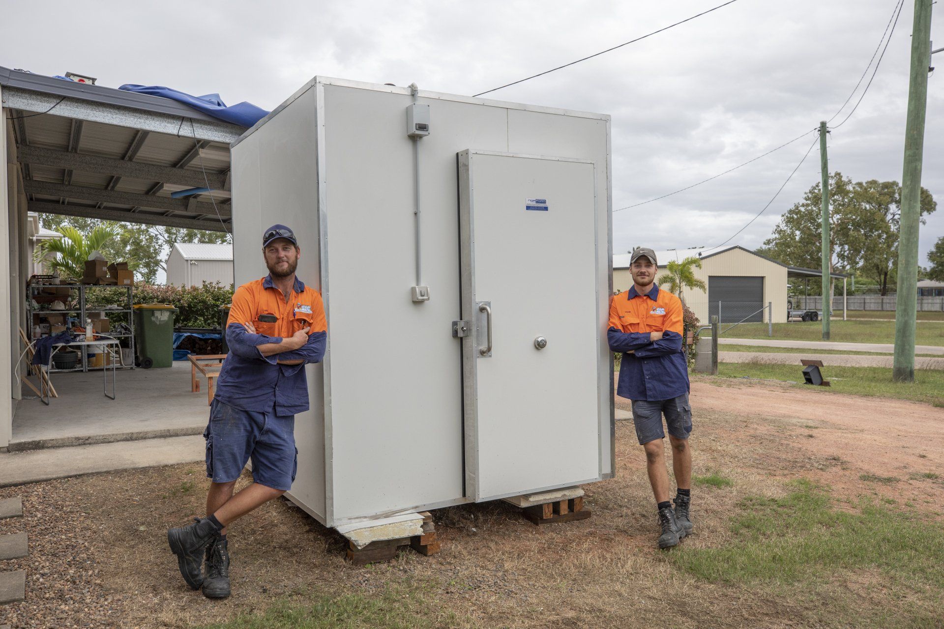 Warehouse Freezer Refrigeration Chamber for Food Storage, Providing Cool Rooms in Townsville