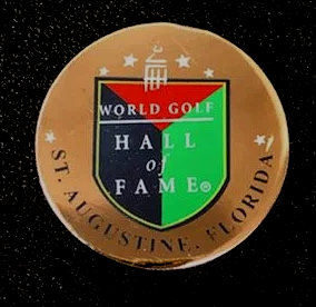 A gold coin that says world golf hall of fame st. augustine florida