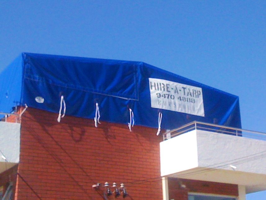 Tarp Hire | Heavy Duty Tarp | Total Canvas Hire a Tarp