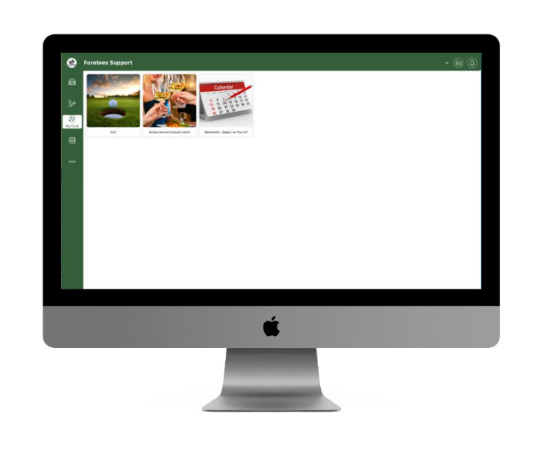An apple computer monitor with a green screen and a calendar on it.