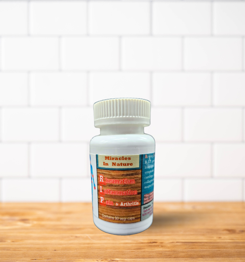 A bottle of pills is sitting on a wooden table.