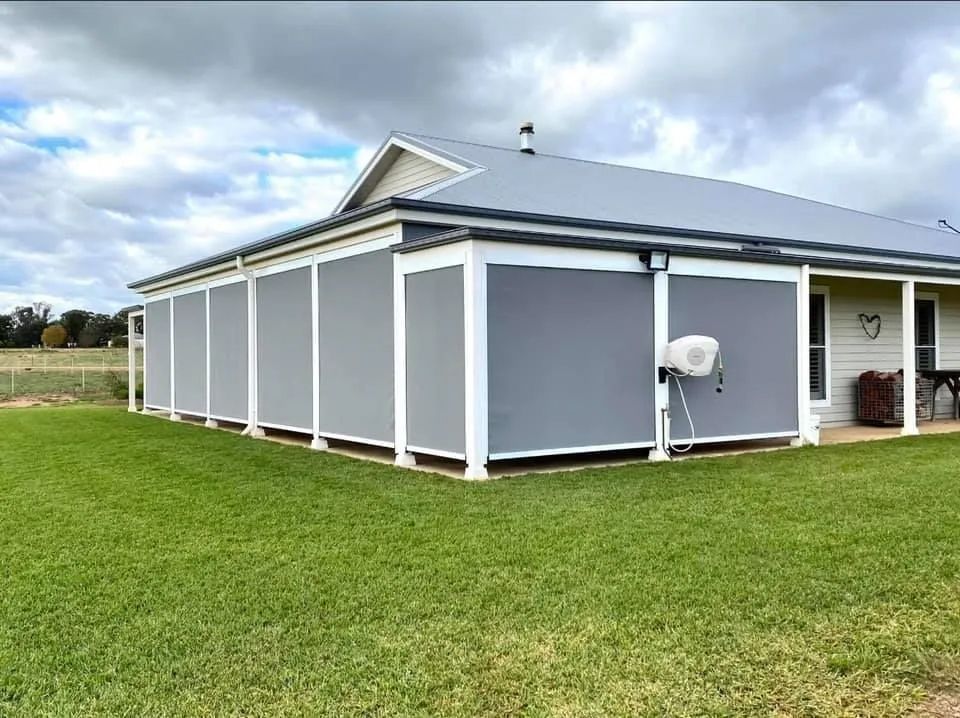 Grey House With Screened Porch — Paint Place Cowra in Cowra, NSW