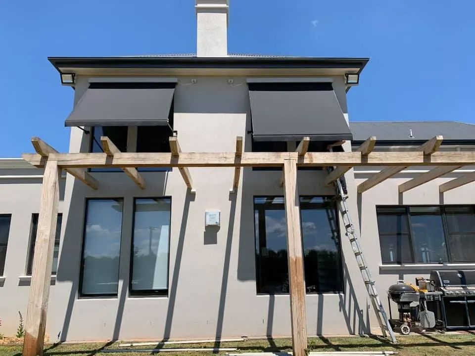 Modern House Exterior With Grey Walls — Paint Place Cowra in Cowra, NSW