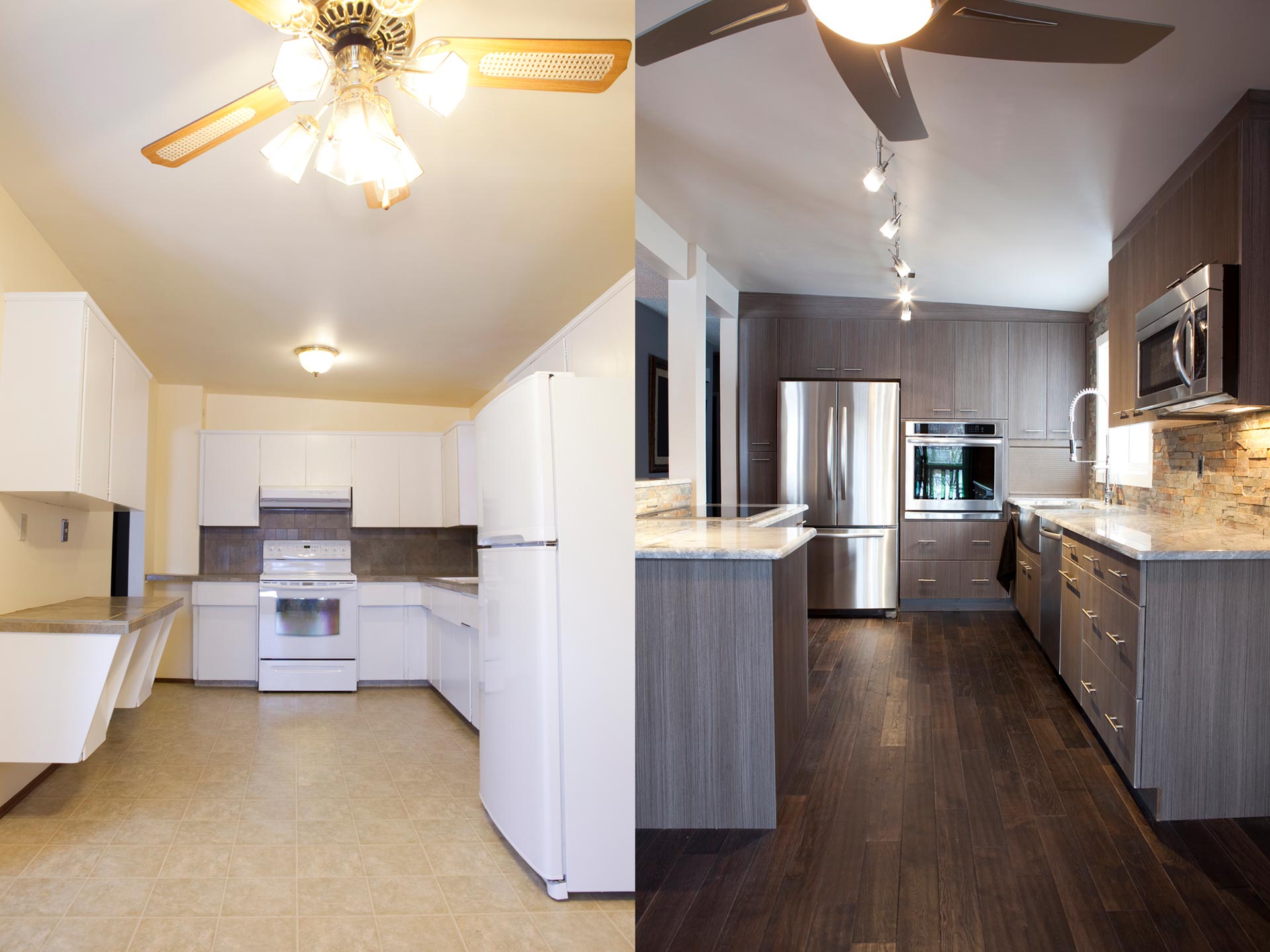 Before and After Floor Replacement — Brighton, CO — Beep Beep Flooring & More Before and After Floor Replacement — Brighton, CO — Beep Beep Flooring & More