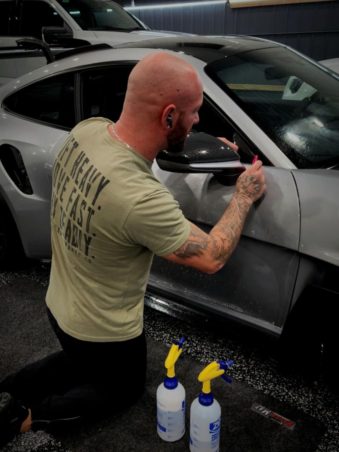 Paint Protection Film on a new car