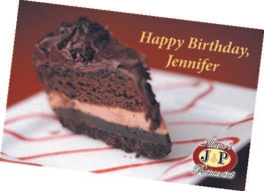 Chocolate cake slice on a plate with