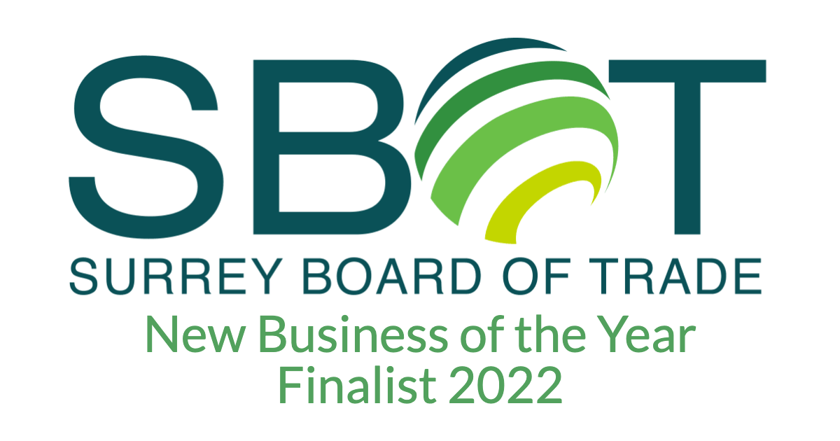 Surrey Board of Trade, New Business of the Year. Finalist 2022