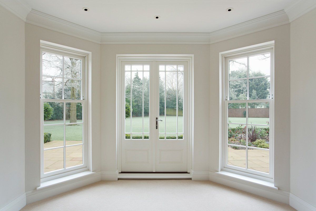 White Bay Windows and French Doors — Dover, OH — Wallick's Seamless Spouting LLC