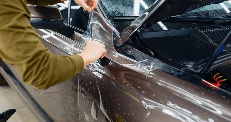 Professional ceramic window tint installation service in Modesto CA for vehicle heat and UV protecti