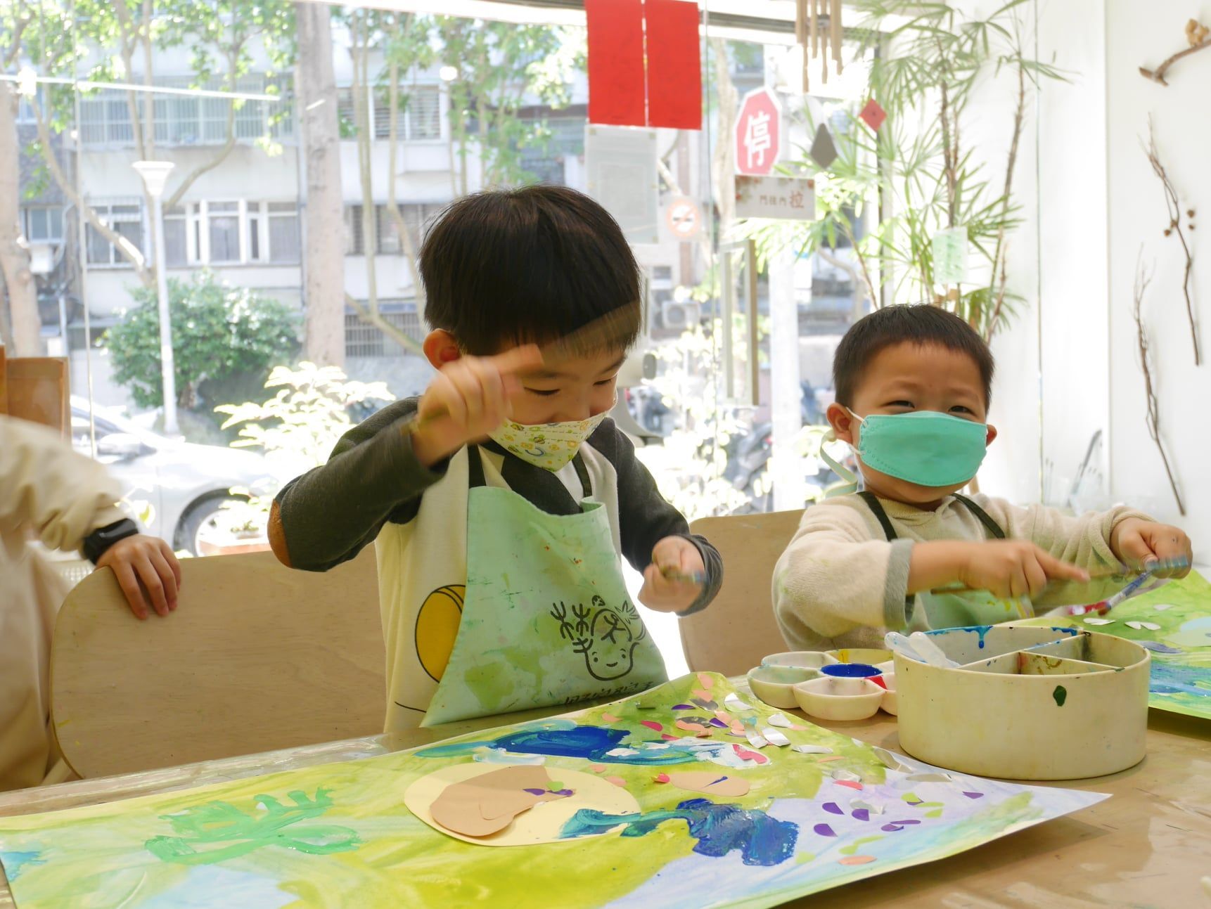 幼兒主題塗鴉 - 多媒材創作