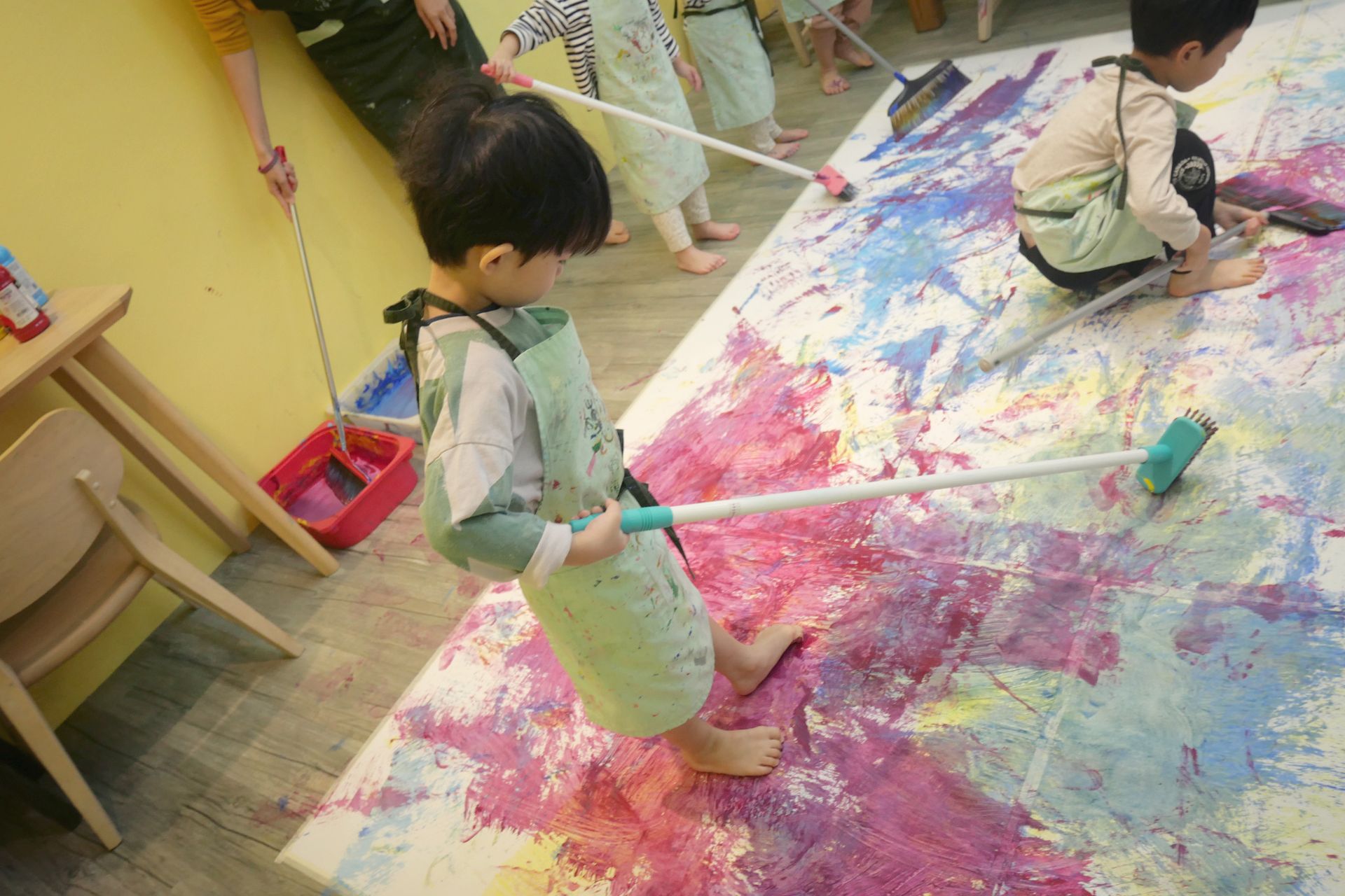 幼兒主題塗鴉 - 掃把工具