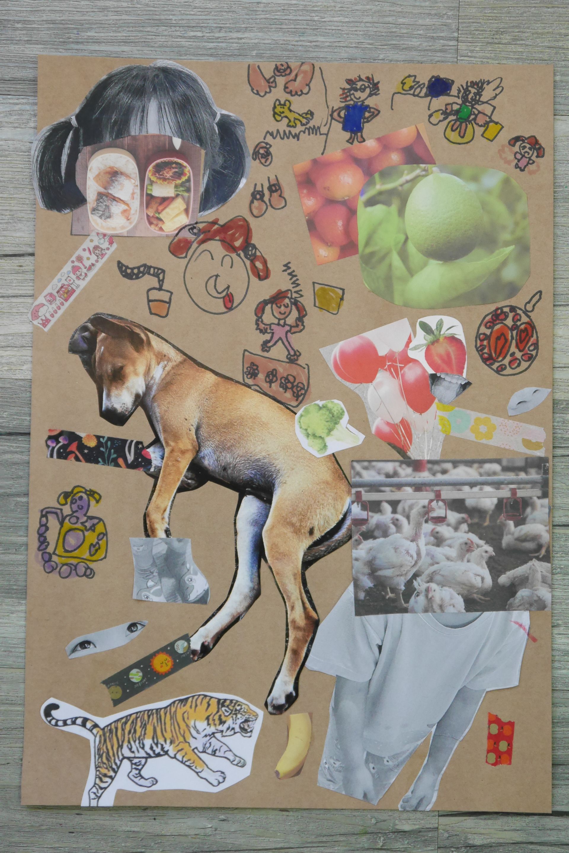 兒童創意美術 - 雜誌拼貼
