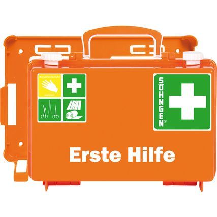 Erste Hilfe Set – für Notfälle und schnelle Hilfe am Arbeitsplatz.