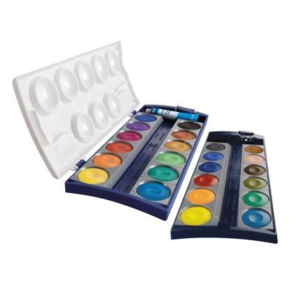 Set von Wasserfarben – für kreative Mal- und Bastelprojekt