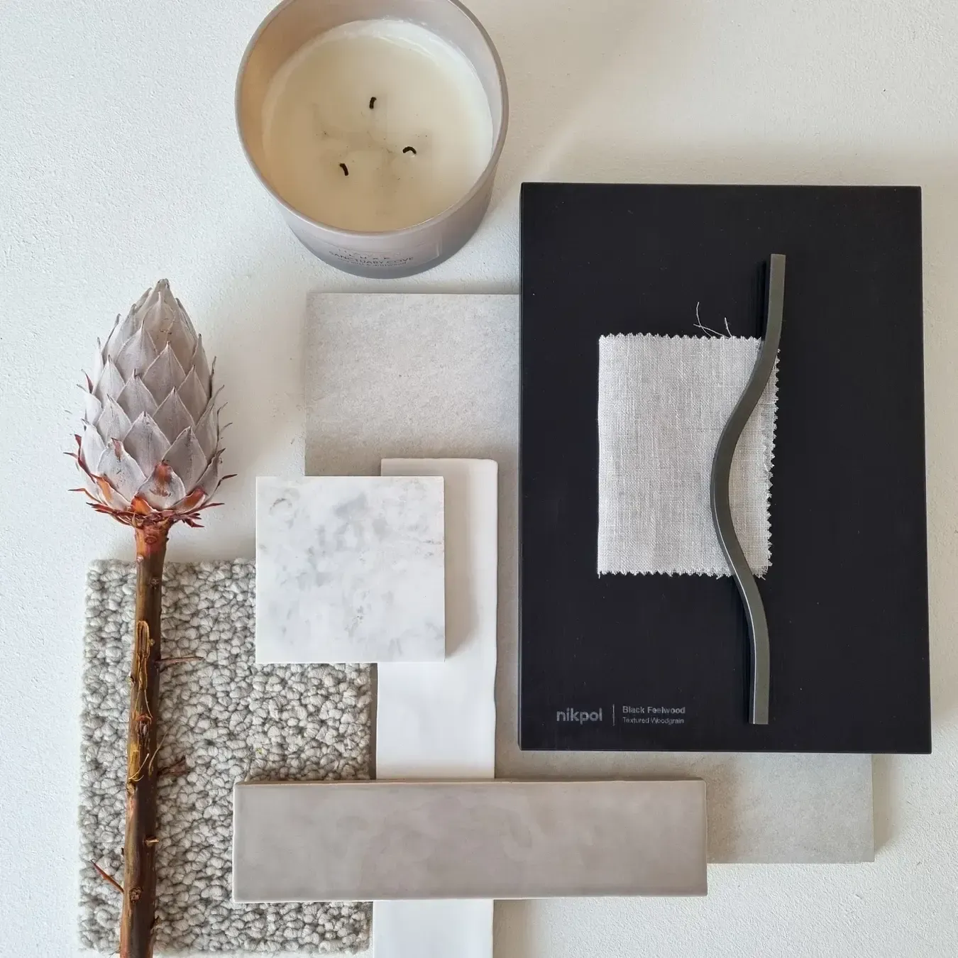 Interior design portfolio, interior design inspiration, modern interior design sample board
