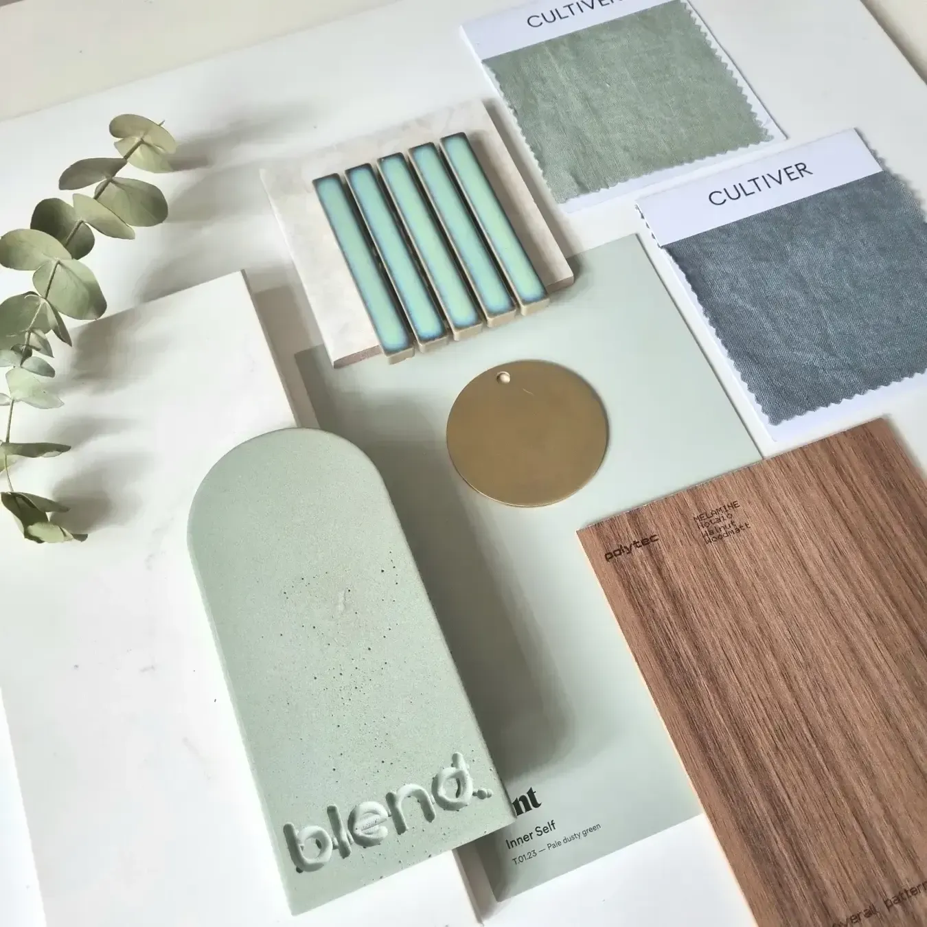 Interior design portfolio, interior design inspiration, natural wood look interior design sample board