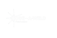 Faint white logo with sunburst icon and the text “CODE WELD” on a light background.