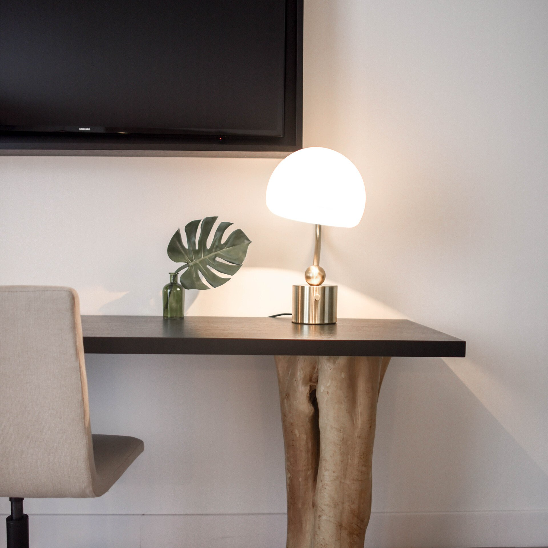 Photo of a modern desk