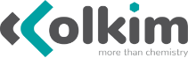 Logo Kolkim in nero e verde acqua con lo slogan
