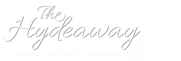 The Hydeaway logo in cursive script.