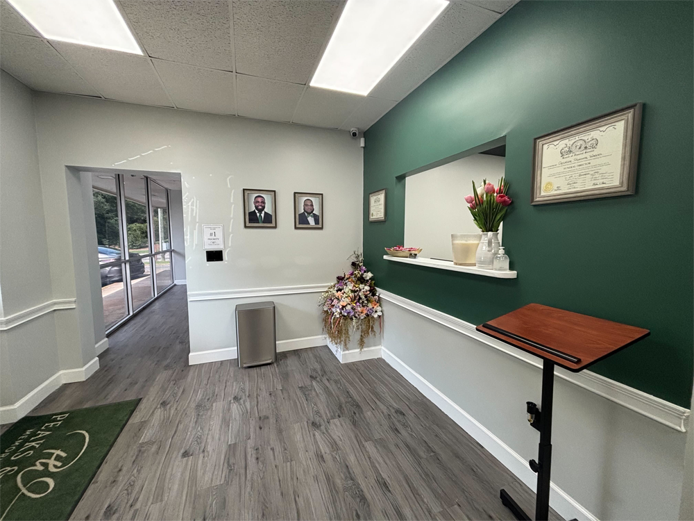 Peaks & Waters Memorial Funeral Care Entrance