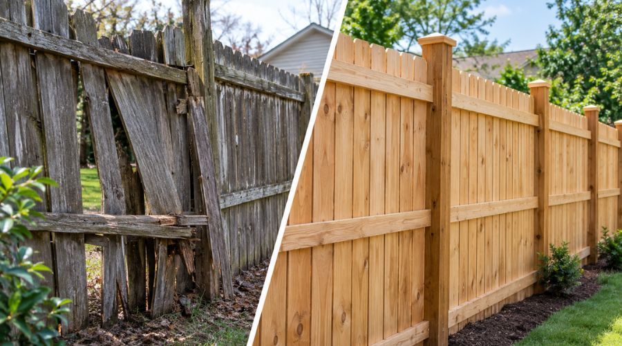 replace or repair a fence